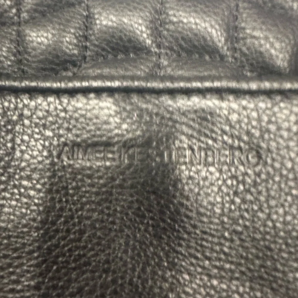 Aimee Kestenberg Black Quilted Leather Shoulder Bag w/ Gold Chain – Like New - Picture 5 of 15
